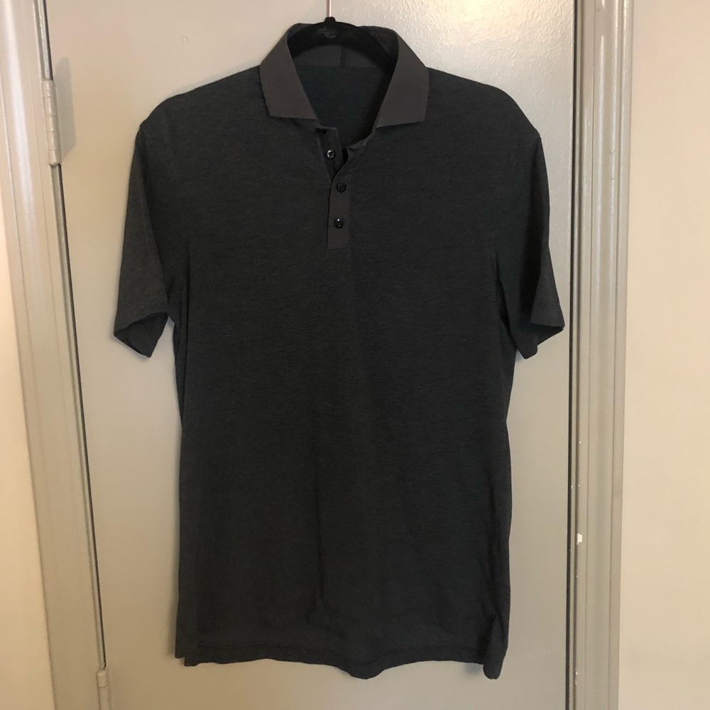 Lululemon Charcoal Grey Polo Shirt